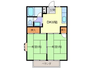 中村公園駅 バス11分  東条下車：停歩8分 2階の物件間取画像